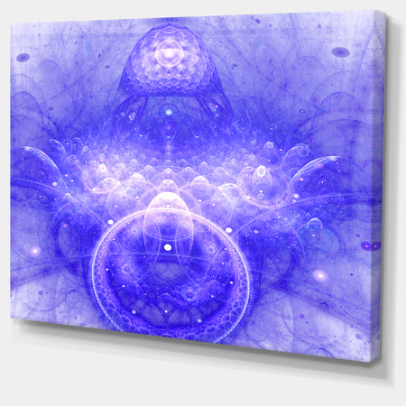Infinite Blue Boundaries of World - Modern Floral Art