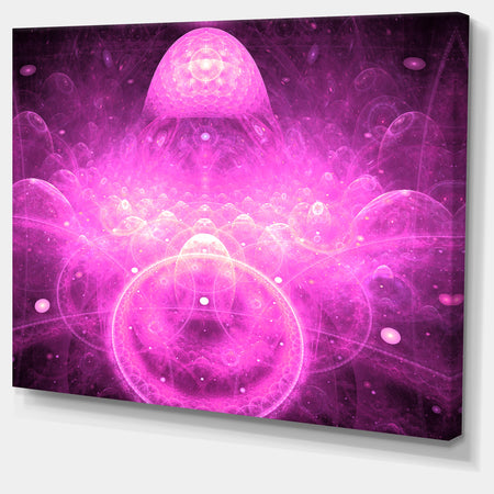 Bright Purple Infinite World - Extra Large Floral Canvas Art Print