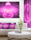 Bright Purple Infinite World - Extra Large Floral Canvas Art Print