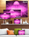 Bright Purple Infinite World - Extra Large Floral Canvas Art Print