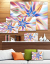 Exotic Dance of Multi-Color Petals - Extra Large Floral Canvas Art Print