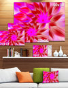 Beautiful Pink Flower Petals - Extra Large Floral Canvas Art Print