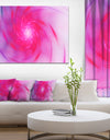 Beautiful Fractal Pink Whirlpool - Extra Large Floral Canvas Art Print