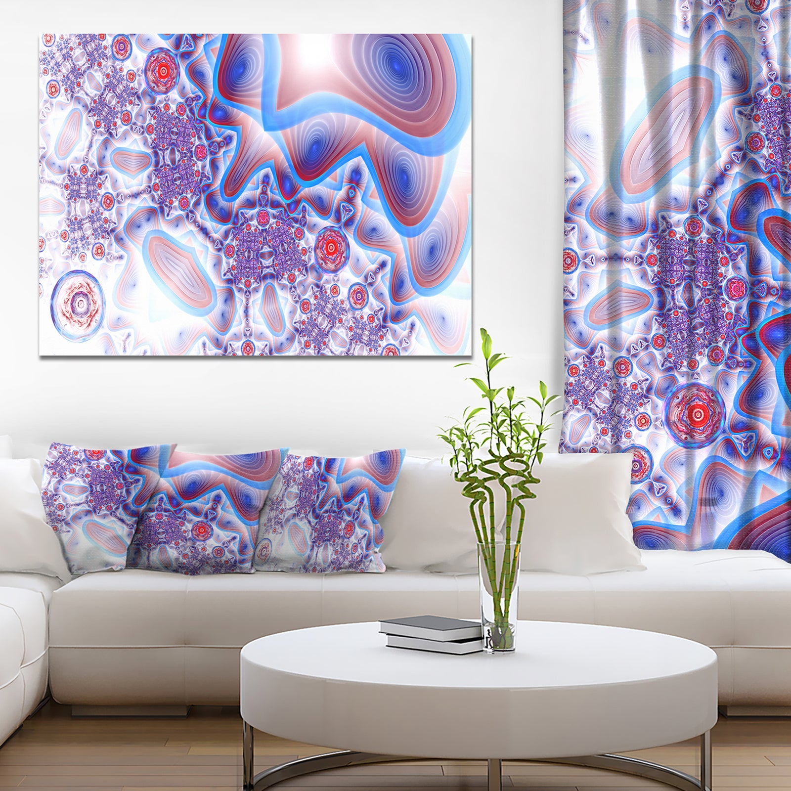 Beautiful Extraterrestrial Life Cells - Extra Large Floral Canvas Art Print