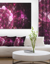 Pink on Black World Bubbles - Extra Large Floral Canvas Art Print