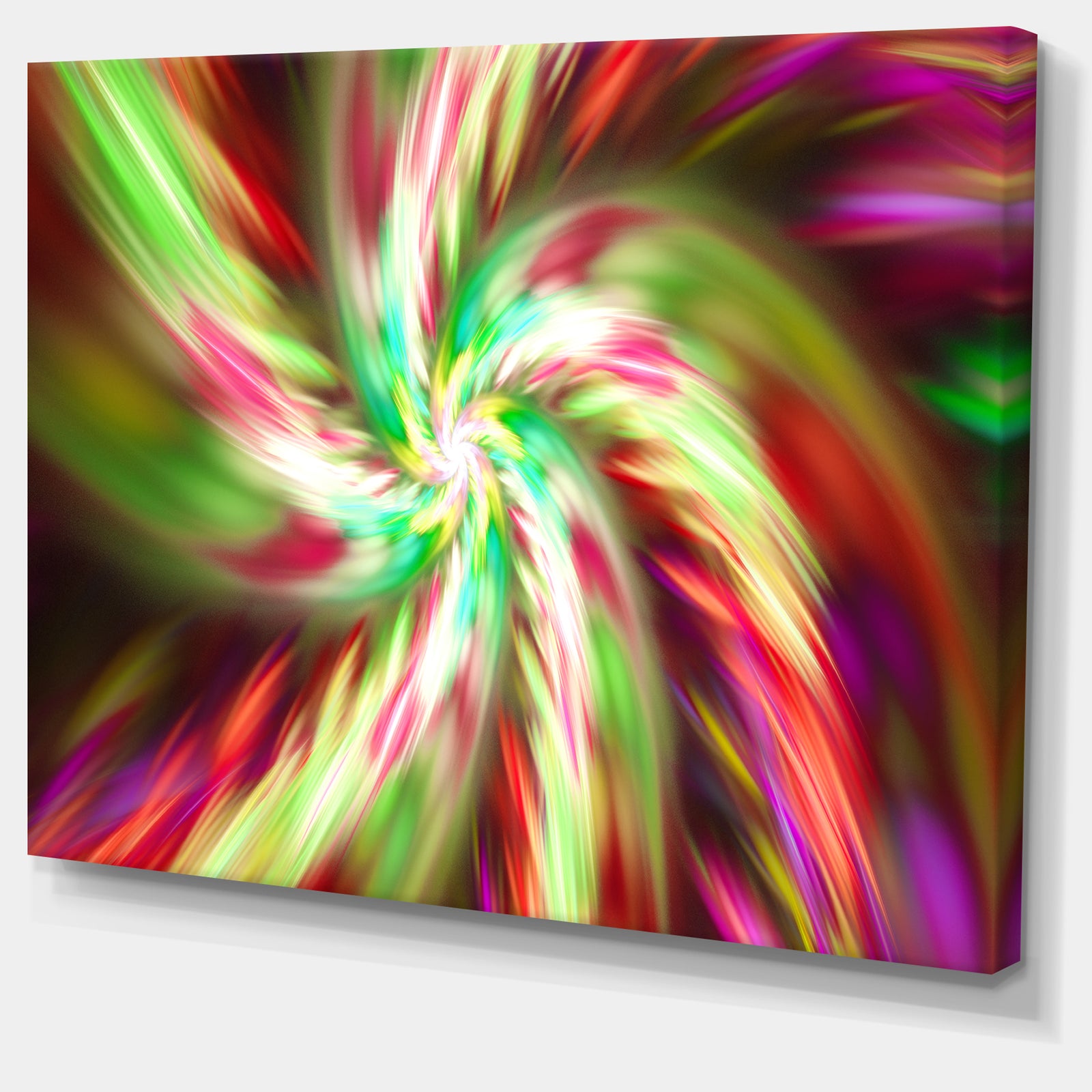Exotic Multi-Color Flower Petal Dance - Extra Large Floral Canvas Art Print