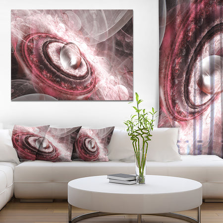 Crystal Rotating Flying Saucer - Extra Large Floral Canvas Art Print