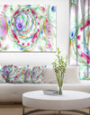 Multi-Color Exotic Flower Whirlpool - Extra Large Floral Canvas Art Print