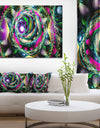 Colorful Exotic Whirlpool Flower - Extra Large Floral Canvas Art Print