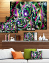 Colorful Exotic Whirlpool Flower - Extra Large Floral Canvas Art Print