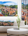 City Aerial View Panorama - Modern Cityscape Wall Art