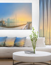 Shanghais Night with Lights - Modern Cityscape Wall Art