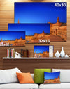 View of Spain Square at Sunset - Modern Cityscape Wall Art