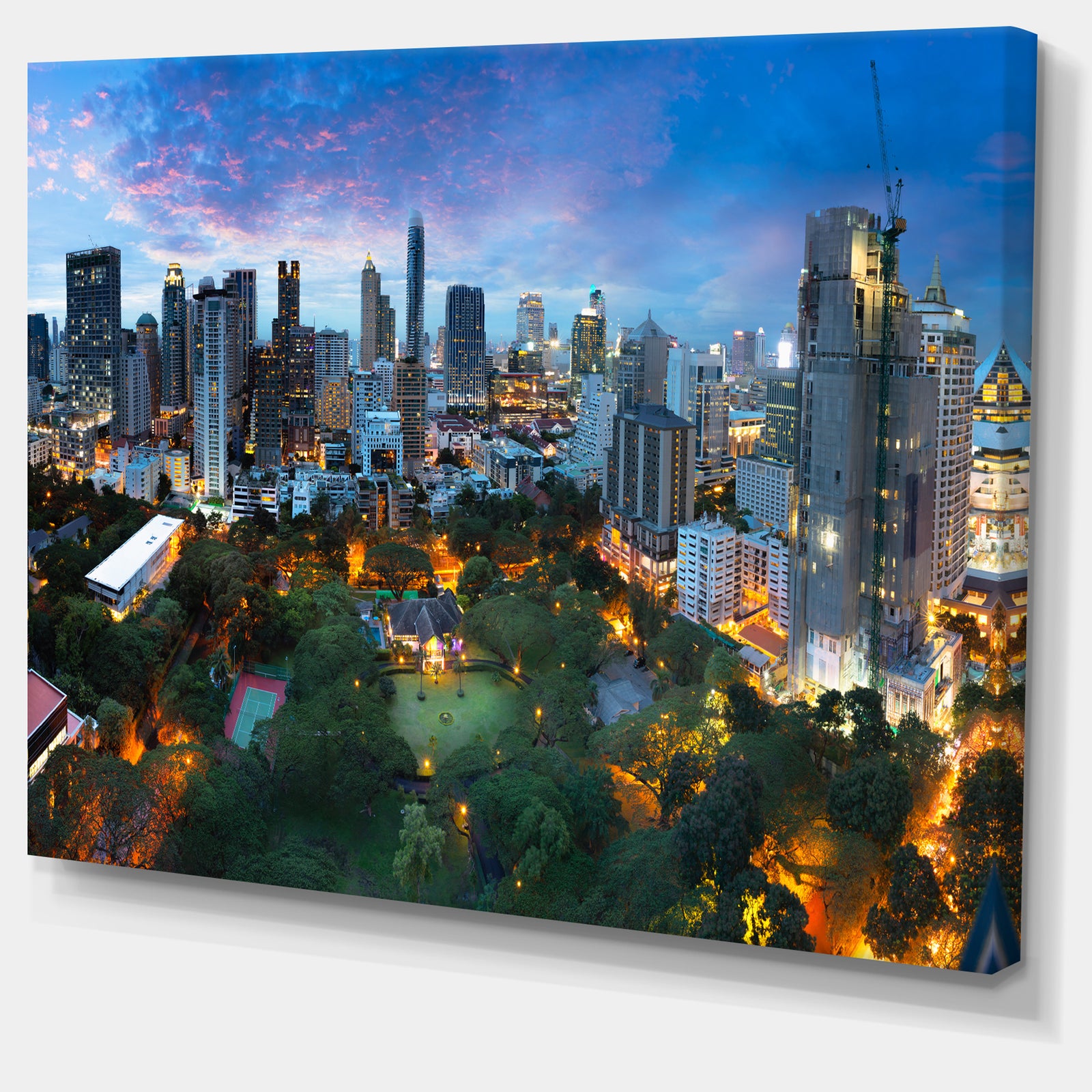 Bangkok City Skyline - Modern Cityscape Wall Art