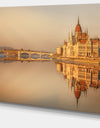 Hungarian Parliament Panorama - Modern Cityscape Wall Art