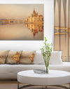 Hungarian Parliament Panorama - Modern Cityscape Wall Art