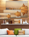 Hungarian Parliament Panorama - Modern Cityscape Wall Art