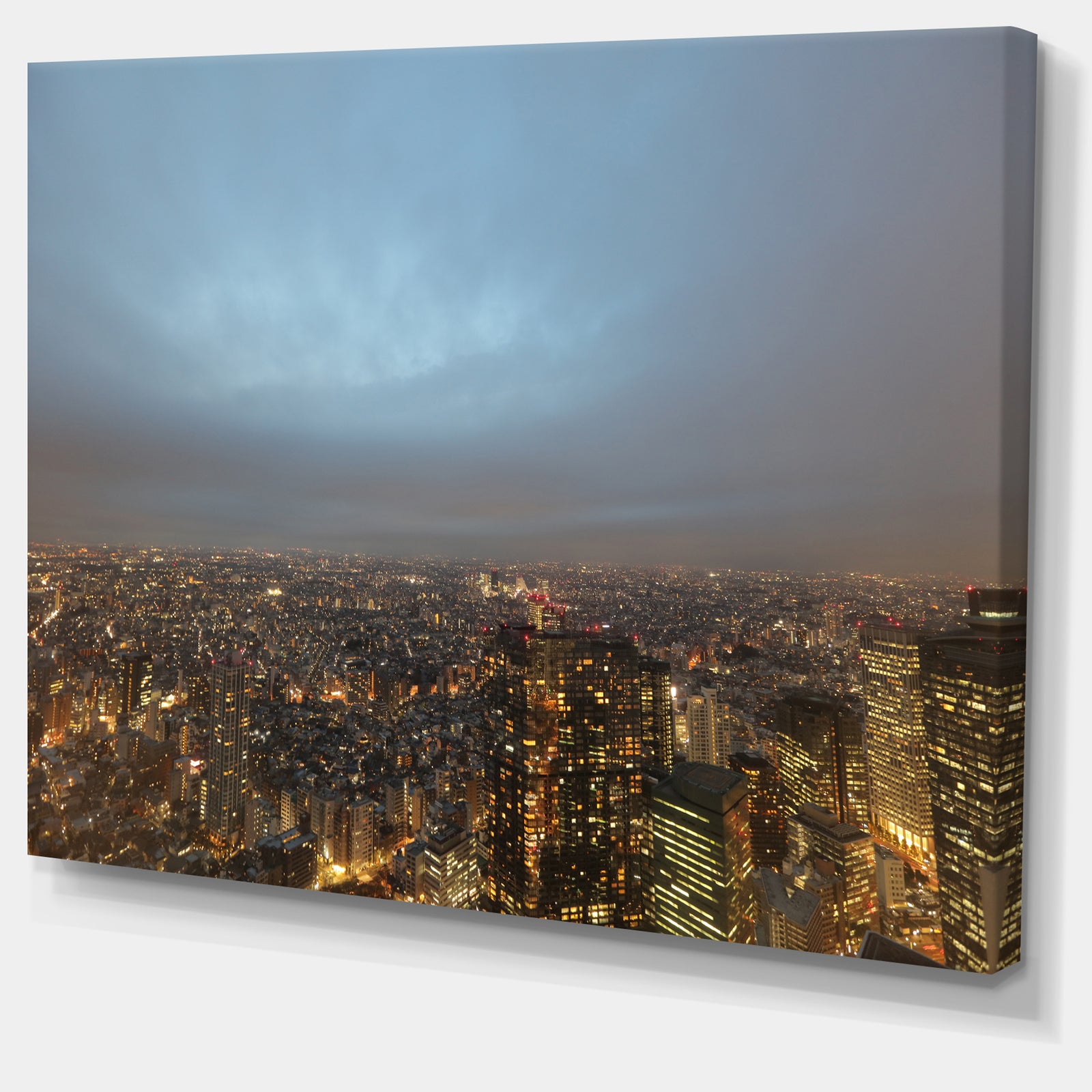 Shinjuku District View Point - Modern Cityscape Wall Art