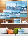 Hong Kong City at Night - Modern Cityscape Wall Art