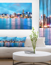 Colorful Hong Kong at Night - Modern Cityscape Wall Art