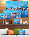 Colorful Hong Kong at Night - Modern Cityscape Wall Art