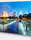 China Hangzhou Skyscrapers - Modern Cityscape Wall Art