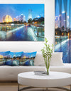 China Hangzhou Skyscrapers - Modern Cityscape Wall Art