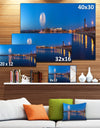 Embankment of City Panorama - Modern Cityscape Wall Art