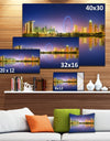 Singapore Skyline and Blue Sky - Cityscape Canvas Wall Art