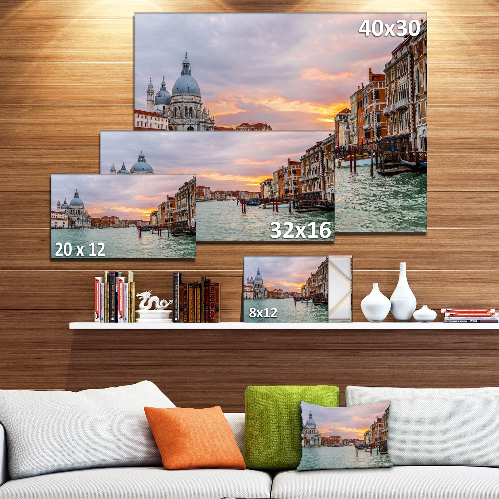 Santa Maria Della Salute - Cityscape Canvas Wall Art