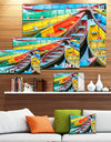 Rowing Boats on the Lake in Pokhara - Boat Wall Artwork on Canvas