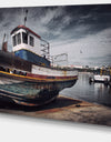 Old Fishing Boat - Boat Wall Artwork on Canvas