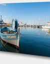 Yachts in Toulon Port, France - Boat Wall Artwork on Canvas