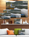 Wonderful View of Pokhara Boats - Boat Canvas Artwork