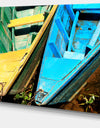 Wooden Boats on Lake Phewa - Boat Canvas Artwork