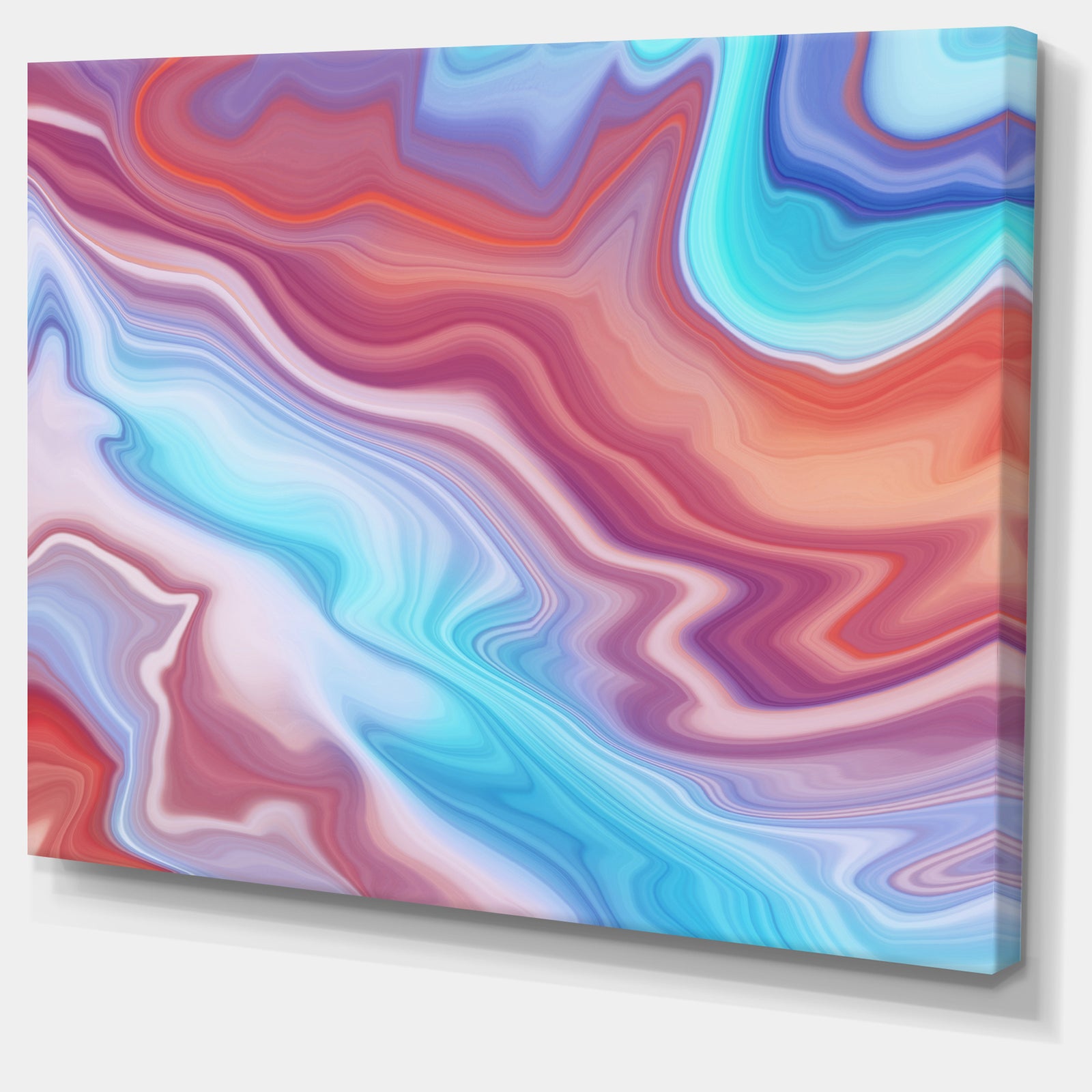 Abstract Marbled Background - Abstract Canvas Wall Art