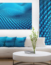 Abstract Blue Wavy Background - Abstract Canvas Wall Art