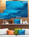 Abstract Blue Wavy Background - Abstract Canvas Wall Art