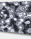 3D Abstract Wavy Bubbles'Large Abstract Wall Art