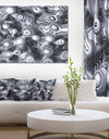 3D Abstract Wavy Bubbles'Large Abstract Wall Art