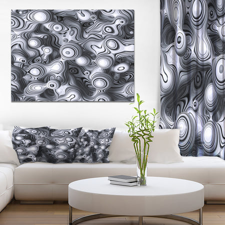 3D Abstract Wavy Bubbles'Large Abstract Wall Art