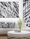 White Geometric Wallpaper'Large Abstract Wall Art