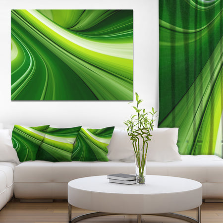 Abstract Green Lines Background'Large Abstract Wall Art