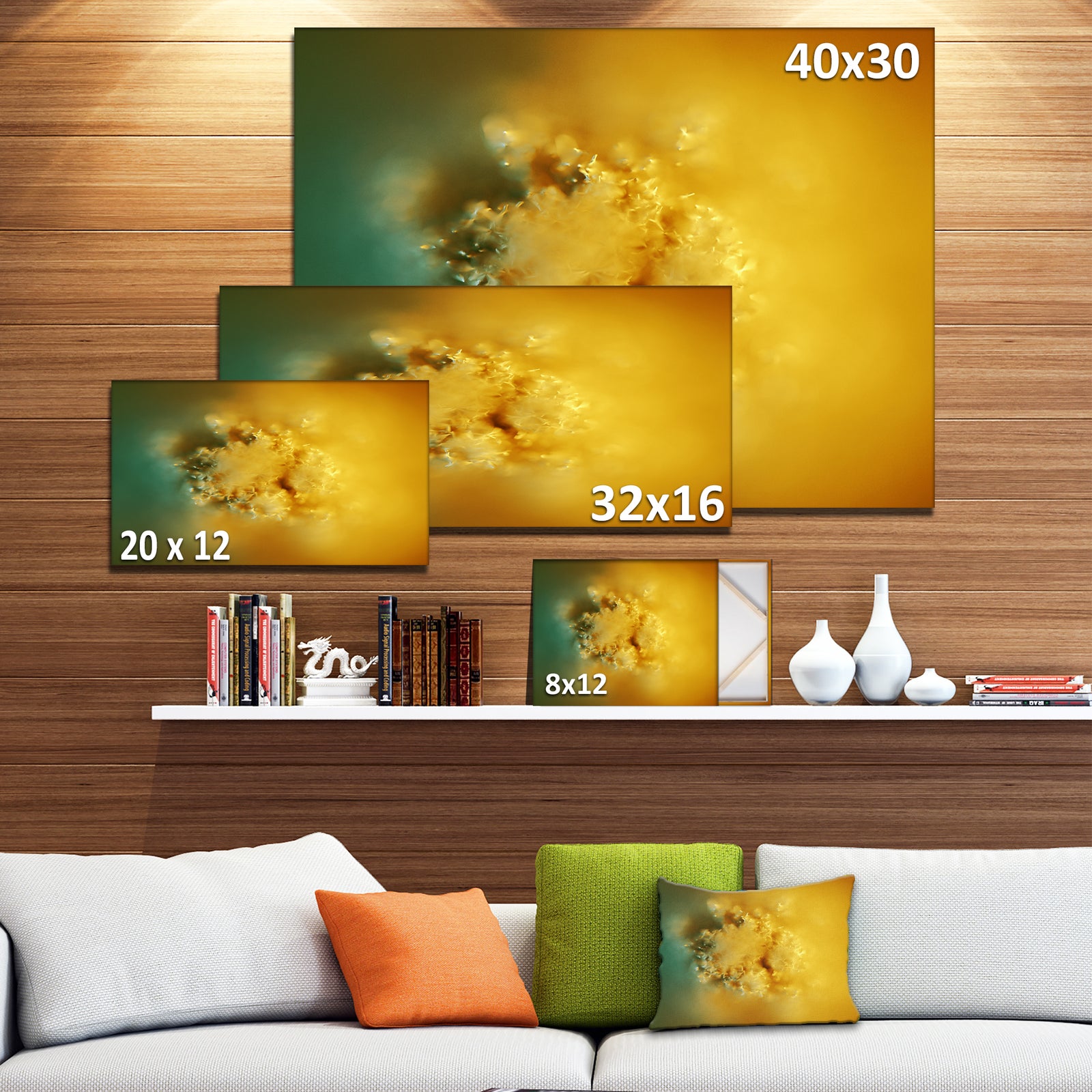 3D Prickly Digital Illustration - Abstract Artwork on Canvas