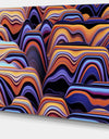 Abstract Mountains 3D Texture - Abstract Artwork on Canvas