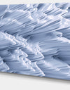 Snowy Hills 3D Texture - Abstract Artwork on Canvas