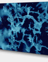 Cloudy Abstract Blue Texture - Abstract Artwork on Canvas