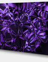 Purple Crystal Texture Design'Extra Large Abstract Canvas Art Print