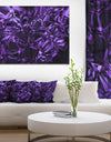 Purple Crystal Texture Design'Extra Large Abstract Canvas Art Print