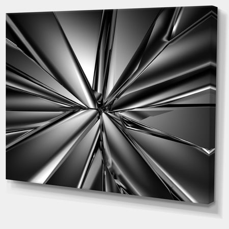 Futuristic Crystal Background'Extra Large Abstract Canvas Art Print